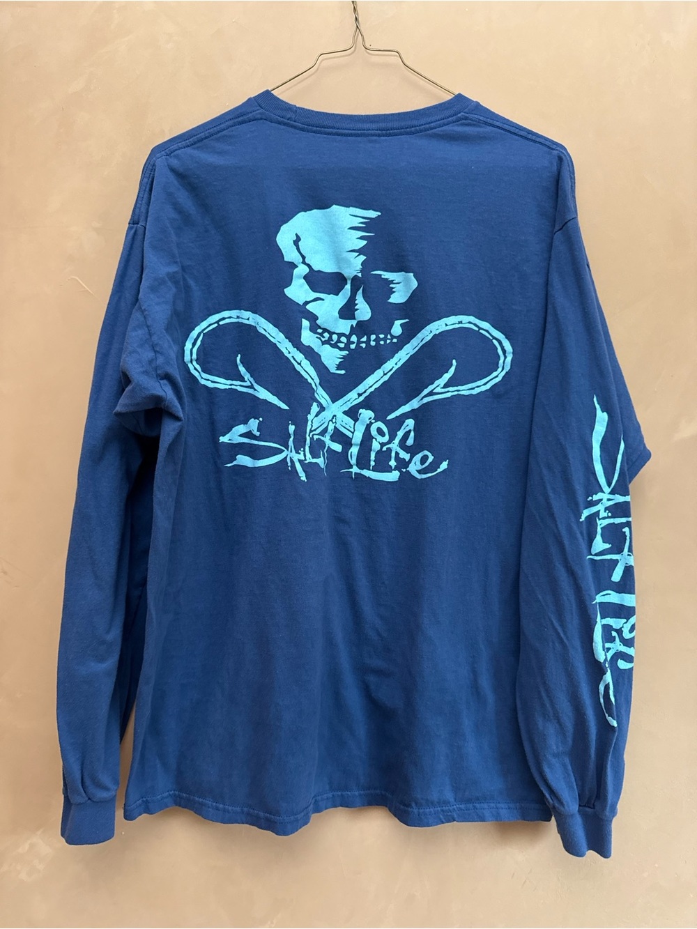 Salt Life Men's Long Sleeve Graphic Tee - Blue